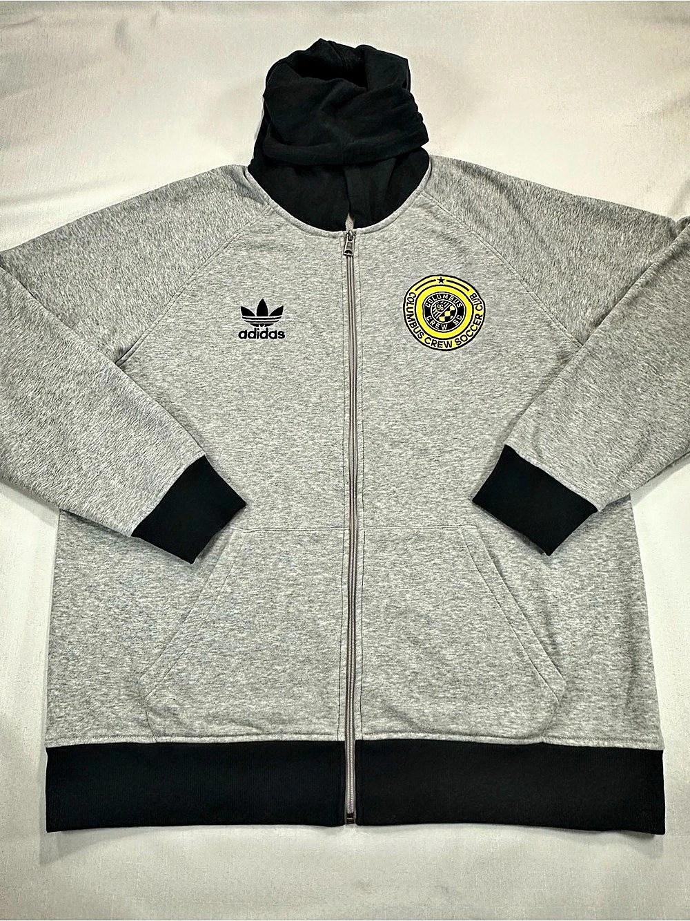 Adidas Originals Columbus Crew Soccer Club Full Zip Hoodie Men’s XL 2015